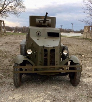 Armored car BA-3, replica